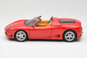 Ferrari 360 Spider Červený Hot Wheels 1:18 FER129 Kov – obrázek 4 z 8