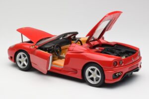 Ferrari 360 Spider Červený Hot Wheels 1:18 FER129 Kov – obrázek 5 z 8