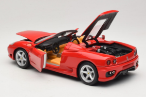 Ferrari 360 Spider Červený Hot Wheels 1:18 27774-M1 Kov – obrázek 5 z 8