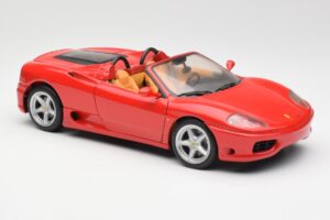 Ferrari 360 Spider Červený Hot Wheels 1:18 FER129 Kov – obrázek 6 z 8