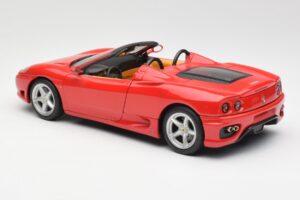 Ferrari 360 Spider Červený Hot Wheels 1:18 FER129 Kov – obrázek 7 z 8