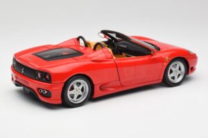 Ferrari 360 Spider Červený Hot Wheels 1:18 57310 Kov – obrázek 3 z 8