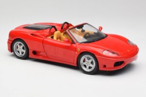 Ferrari 360 Spider Červený Hot Wheels 1:18 57310 Kov – obrázek 6 z 8