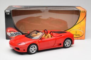 Ferrari 360 Spider Červený Hot Wheels 1:18 57310 Kov – obrázek 8 z 8