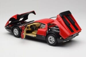 Ferrari 365 GT4/BB Červený Kyosho 1:18 08173R Kov – obrázek 5 z 8