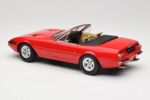 Ferrari 365 GTB/4 Daytona Spyder Series II Rosso Dino KK-Scale 1:18 KKDC180621 Kov – obrázek 5 z 6