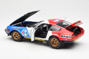 Ferrari 365 GTB/4 #39 J-C. Andruet / Lena 24 Hours of Le Mans 1972 Kyosho 1:18 08164E Kov – obrázek 5 z 8