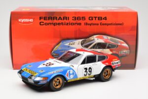 Ferrari 365 GTB/4 #39 J-C. Andruet / Lena 24 Hours of Le Mans 1972 Kyosho 1:18 08164E Kov – obrázek 8 z 8