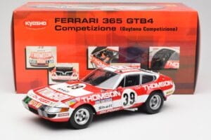 Ferrari 365 GTB4 Competizione #39 1973 Kyosho 1:18 08164F Kov – obrázek 8 z 8