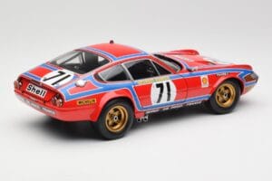 Ferrari 365 GTB4 Competizione #71 24 Hours of Le Mans 1974 Kyosho 1:18 08164A Kov – obrázek 3 z 8