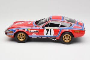 Ferrari 365 GTB4 Competizione #71 24 Hours of Le Mans 1974 Kyosho 1:18 08164A Kov – obrázek 4 z 8