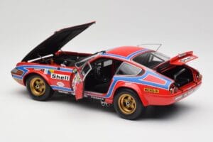 Ferrari 365 GTB4 Competizione #71 24 Hours of Le Mans 1974 Kyosho 1:18 08164A Kov – obrázek 5 z 8