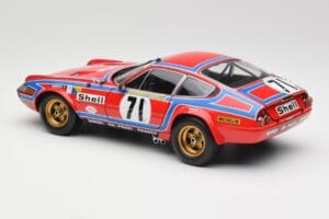 Ferrari 365 GTB4 Competizione #71 24 Hours of Le Mans 1974 Kyosho 1:18 08164A Kov – obrázek 7 z 8