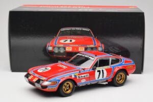 Ferrari 365 GTB4 Competizione #71 24 Hours of Le Mans 1974 Kyosho 1:18 08164A Kov – obrázek 8 z 8
