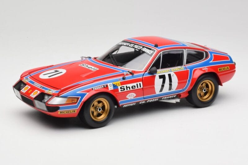 Ferrari 365 GTB4 Competizione #71 24 Hours of Le Mans 1974 Kyosho 1:18 08164A Kov