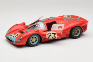 Ferrari 412P #23 W. Mairesse / J. Beurlys Le Mans 1967 Červený Revell 1:18 48826 Kov – obrázek 2 z 8