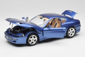 Ferrari 456 GT Blu Pozzi Bburago 1:18 3036-M3 Kov – obrázek 2 z 8