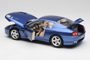 Ferrari 456 GT Blu Pozzi Bburago 1:18 3036-M3 Kov – obrázek 5 z 8