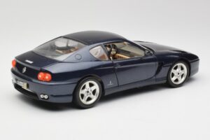 Ferrari 456 GT Modrý Bburago 1:18 3036 Kov – obrázek 5 z 8
