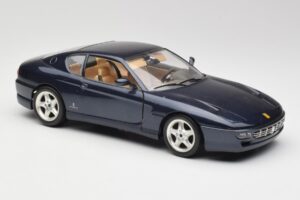 Ferrari 456 GT Modrý Bburago 1:18 3036 Kov – obrázek 6 z 8