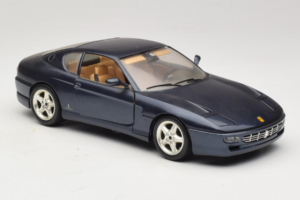 Ferrari 456 GT Modrý Bburago 1:18 3036-B1 Kov – obrázek 6 z 8