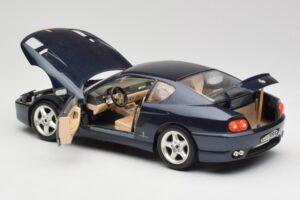 Ferrari 456 GT Modrý Bburago 1:18 3036 Kov – obrázek 7 z 8
