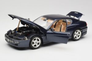 Ferrari 456 GT Modrý Bburago 1:18 3036 Kov – obrázek 8 z 8