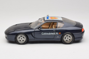 Ferrari 456 GT Carabinieri Černý Bburago 1:18 3036-B3 Kov – obrázek 4 z 8