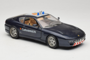 Ferrari 456 GT Carabinieri Černý Bburago 1:18 3036-B3 Kov – obrázek 6 z 8