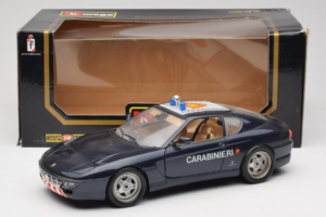 Ferrari 456 GT Carabinieri Černý Bburago 1:18 3036-B3 Kov – obrázek 8 z 8