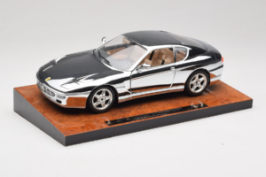 Ferrari 456 GT Chrome Silver Bburago 1:18 3746-R1 Kov – obrázek 3 z 8