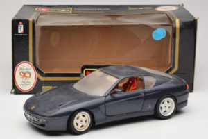 Ferrari 456 GT Dark Blue Metallic Bburago 1:18 3036-B2 Kov – obrázek 8 z 8