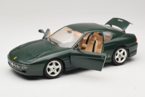 Ferrari 456 GT Tmavě Zelený Bburago 1:18 3046-GR1 Kov – obrázek 2 z 8