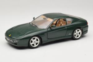 Ferrari 456 GT Tmavě Zelený Bburago 1:18 3046-GR1 Kov