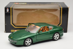 Ferrari 456 GT Zelený Metalíza Bburago 1:18 3036-GR1 Kov – obrázek 8 z 8