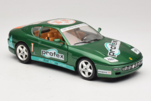 Ferrari 456 GT Profex #1 Zelený 1992 Bburago 1:18 3336-GR1 Kov – obrázek 6 z 8