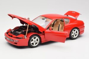 Ferrari 456 GT Červený Bburago 1:18 3036-M1 Kov – obrázek 2 z 8