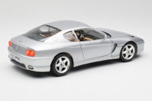 Ferrari 456 GT Stříbrný Bburago 1:18 3036-M2 Kov – obrázek 3 z 8