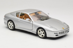 Ferrari 456 GT Stříbrný Bburago 1:18 3336-S1 Kov – obrázek 6 z 8