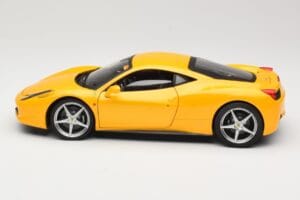 Ferrari 458 Italia Žlutý Hot Wheels 1:18 P9894 Kov – obrázek 4 z 8