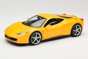 Ferrari 458 Italia Žlutý Hot Wheels 1:18 P9894 Kov