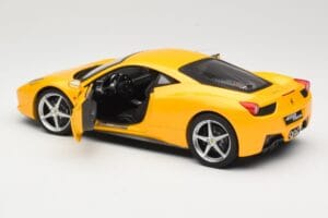 Ferrari 458 Italia Žlutý Hot Wheels 1:18 P9894 Kov – obrázek 5 z 8