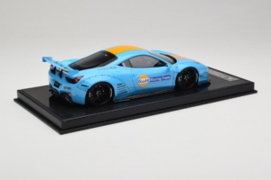 Ferrari 458 LB Works Gulf Blue Orange BBA 1:18 REMC033 Pryskyřice – obrázek 3 z 7