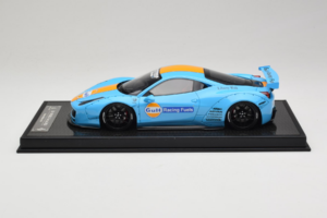 Ferrari 458 LB Works Gulf Blue Orange BBA 1:18 REMC033 Pryskyřice