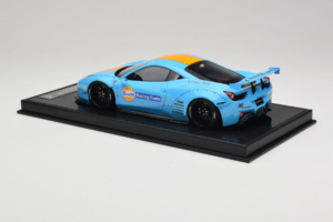 Ferrari 458 LB Works Gulf Blue Orange BBA 1:18 REMC033 Pryskyřice – obrázek 5 z 7