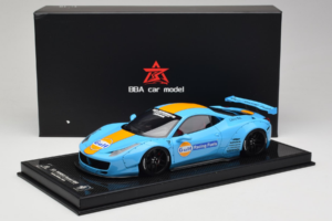 Ferrari 458 LB Works Gulf Blue Orange BBA 1:18 REMC033 Pryskyřice – obrázek 7 z 7