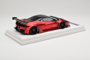 Ferrari 458 Liberty Walk LB-Silhouette WORKS GT Candy Červený IVY 1:18 REMC003 Pryskyřice – obrázek 3 z 6
