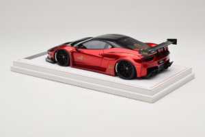 Ferrari 458 Liberty Walk LB-Silhouette WORKS GT Candy Červený IVY 1:18 REMC003 Pryskyřice – obrázek 5 z 6
