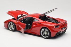 Ferrari 488 GTB Červený Bburago 1:18 18-16008 Kov – obrázek 5 z 8