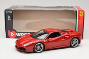 Ferrari 488 GTB Červený Bburago 1:18 18-16008 Kov – obrázek 8 z 8